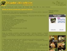 Tablet Screenshot of legwanzielony.com