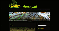 Desktop Screenshot of legwanzielony.pl